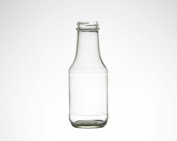 12 oz Fluted Bottle, Wholesale Glass Sauce Bottles