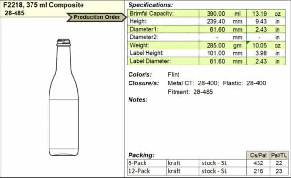 375 ml Composite 28-485 - Image 2