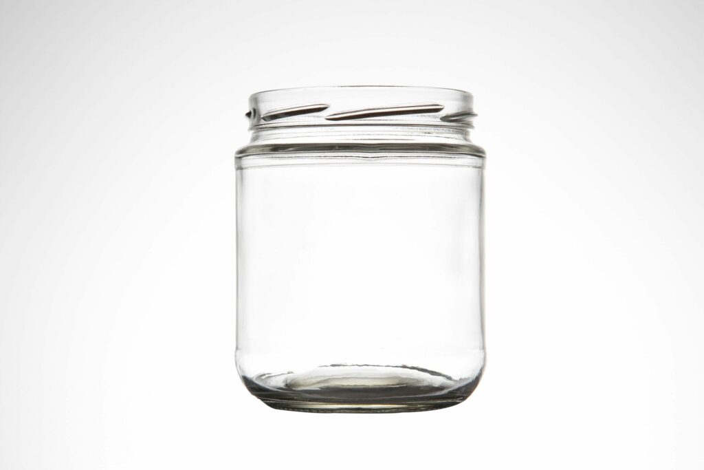 16 oz. Flint Straight Sided Jar w/Lid